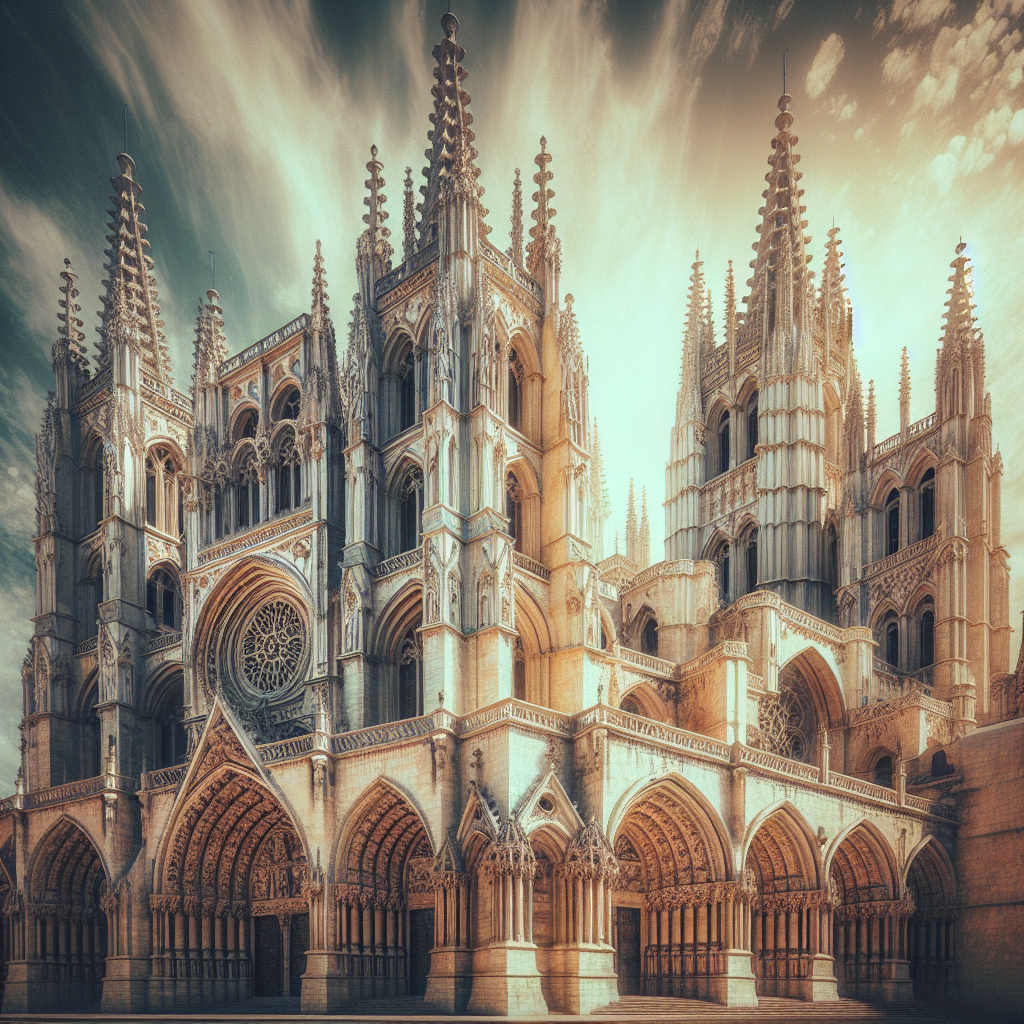 Katedra w Burgos – hiszpańska perła gotycka.