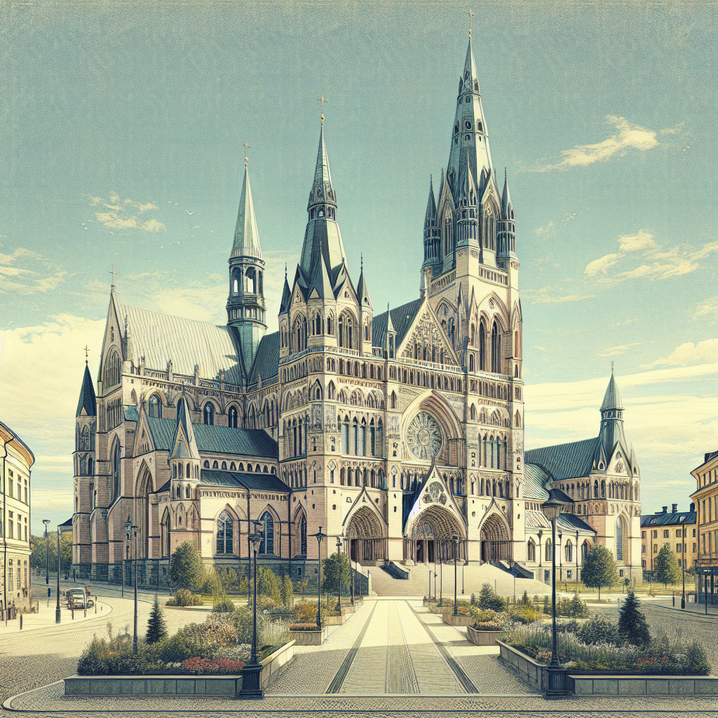 Katedra w Uppsali – największy kościół Szwecji.