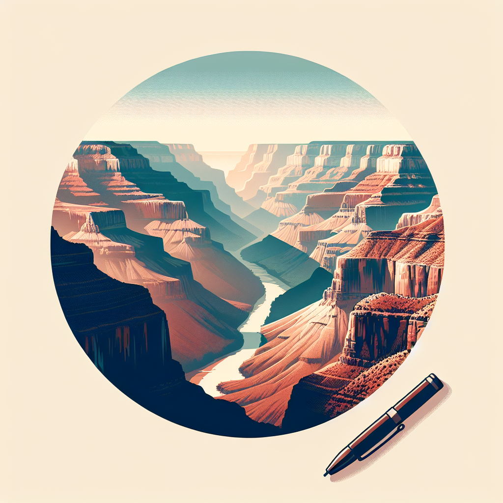 Wielki Kanion Kolorado – jedno z siedmiu cudów przyrody.