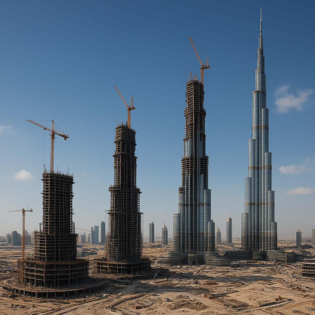 Jak powstało Burj Khalifa – najwyższy drapacz chmur świata