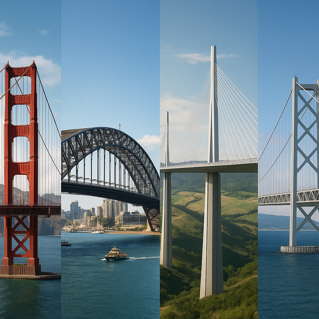 Najbardziej imponujące mosty świata i ich konstrukcje