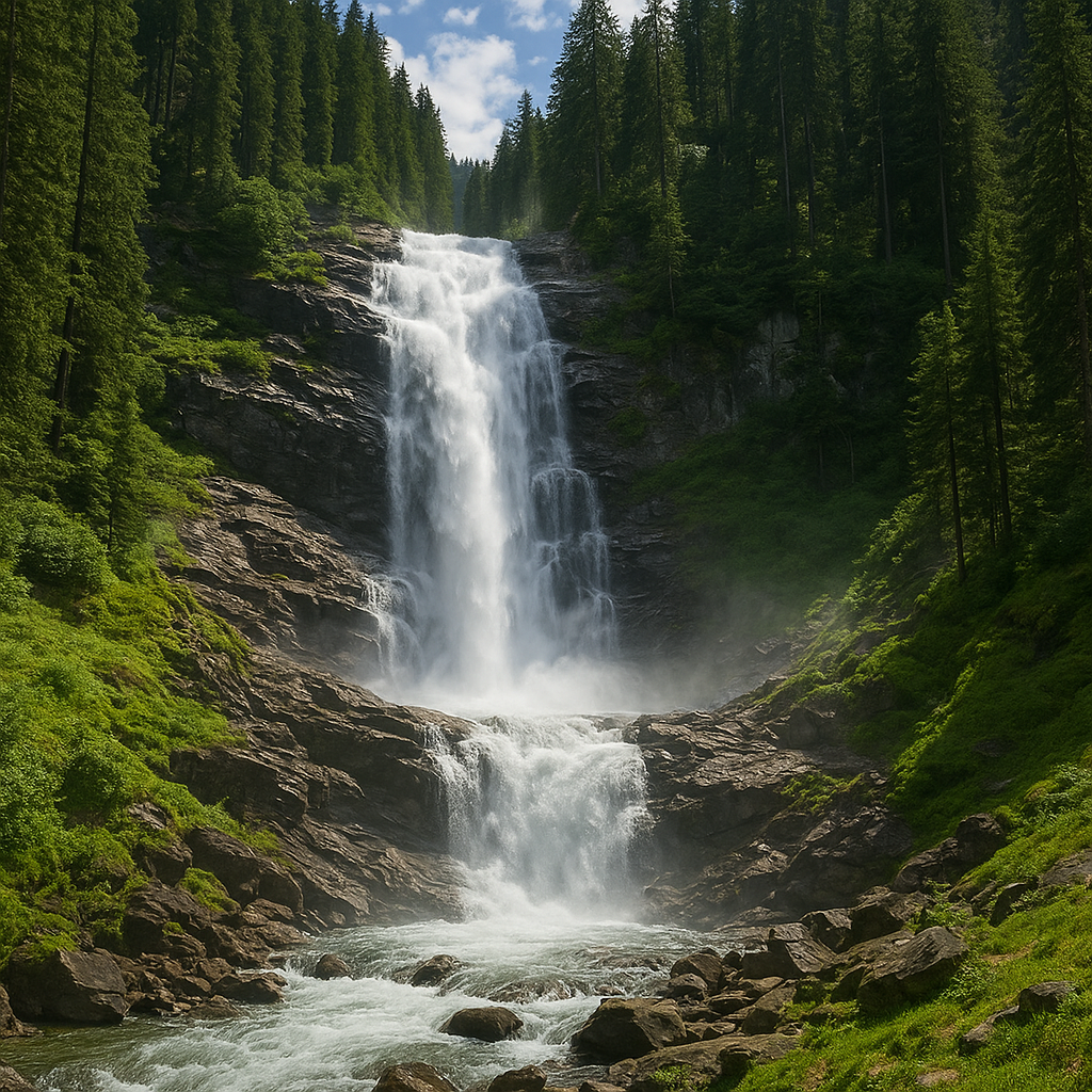 Wodospad Krimml – Austria