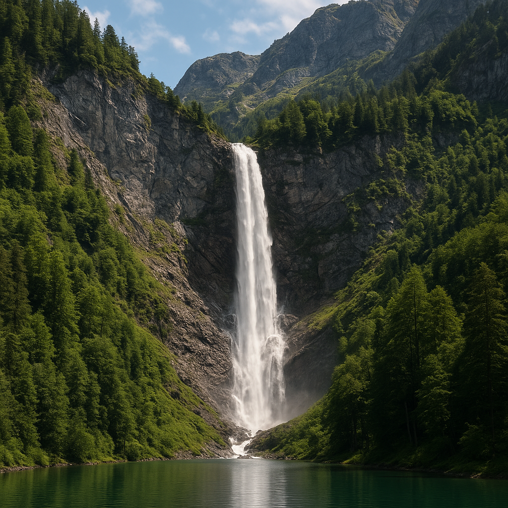 Wodospad Röthbachfall – Niemcy