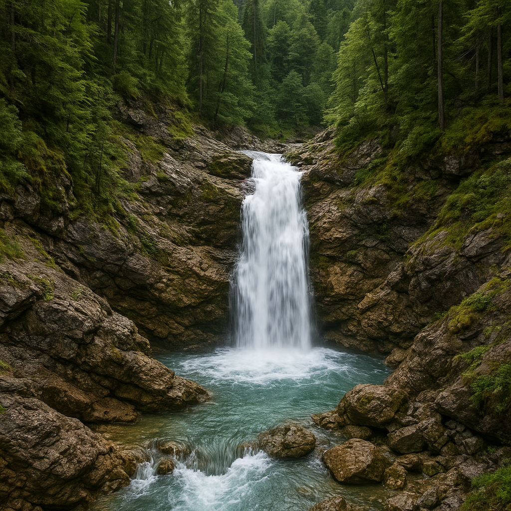 Wodospad Kuhflucht – Niemcy