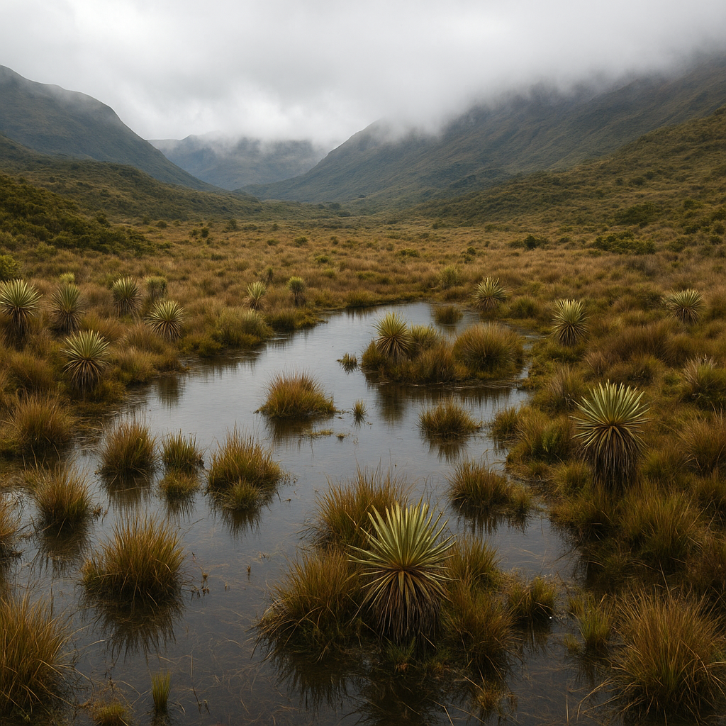 Bagna Páramo de Chingaza – Kolumbia