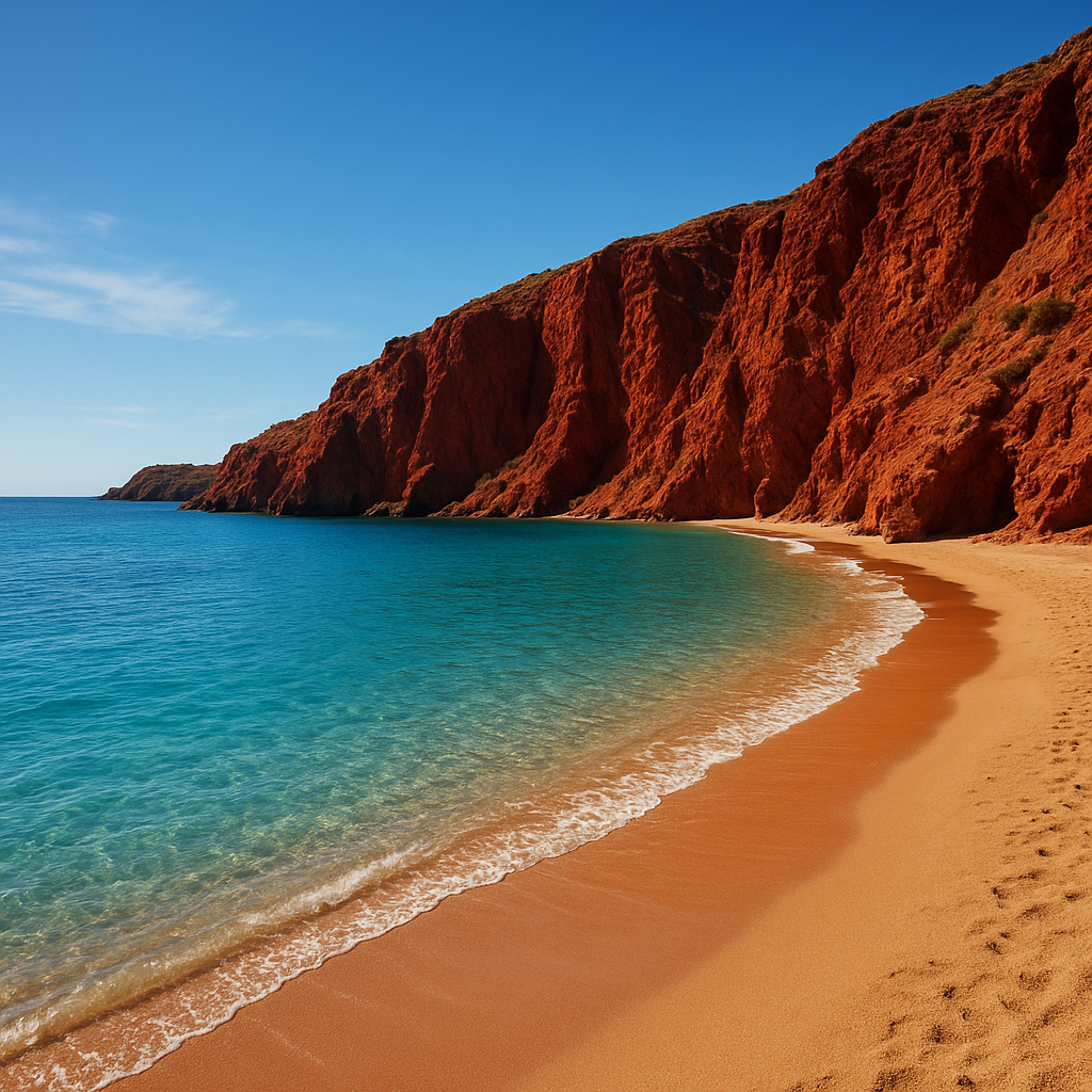 Plaża Kokkini (Czerwona Plaża) – Grecja