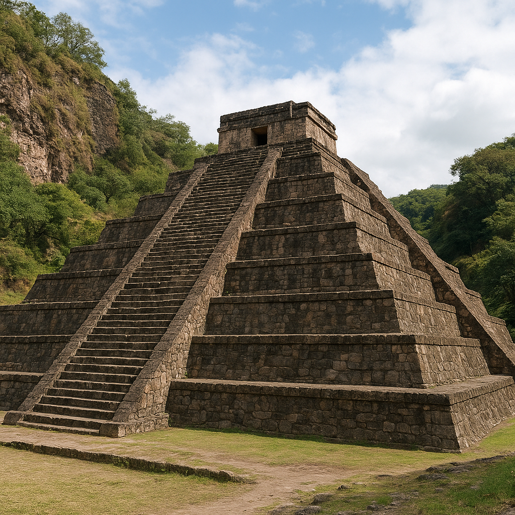 Piramida w Malinalco – Meksyk