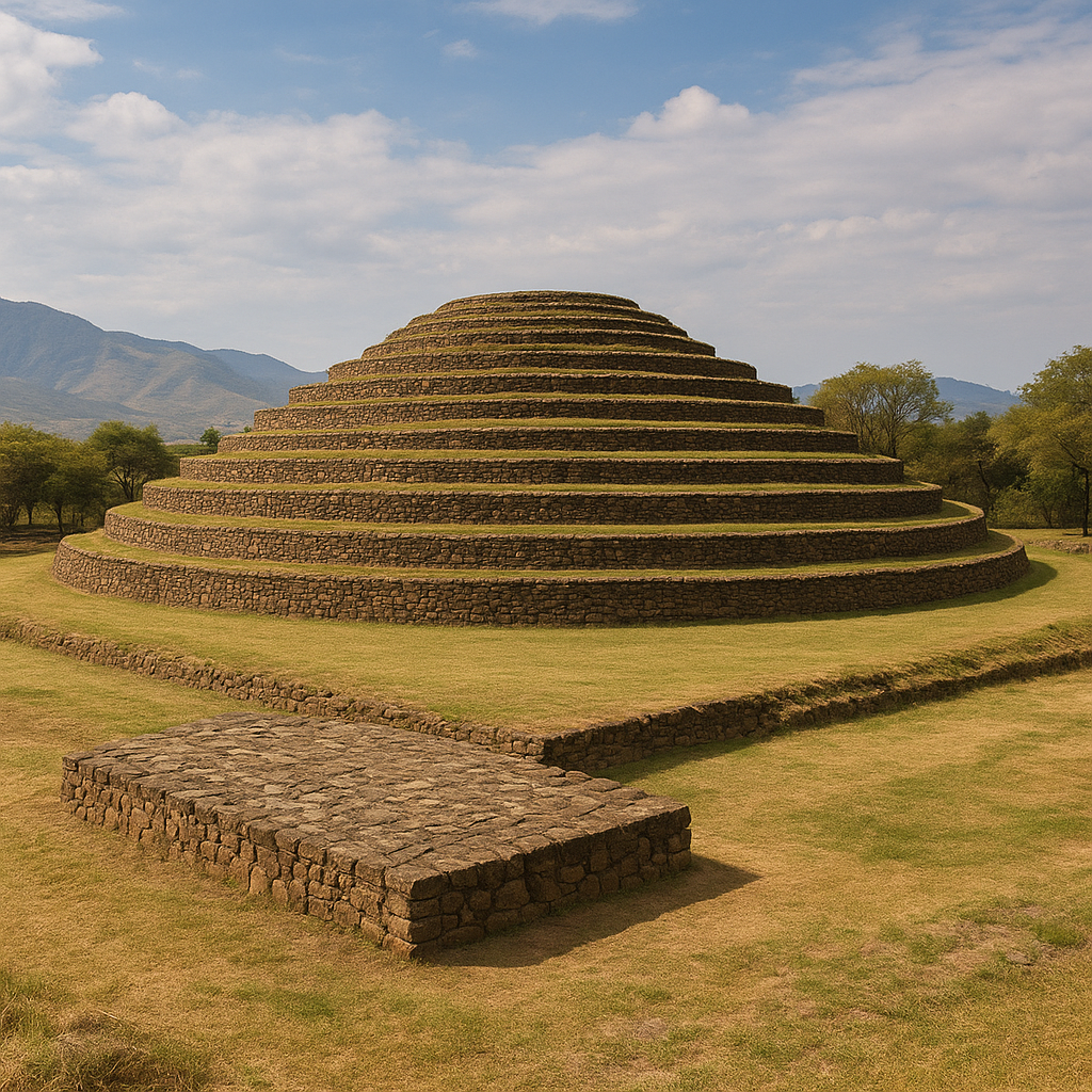 Piramida w Los Guachimontones (okrągła) – Meksyk