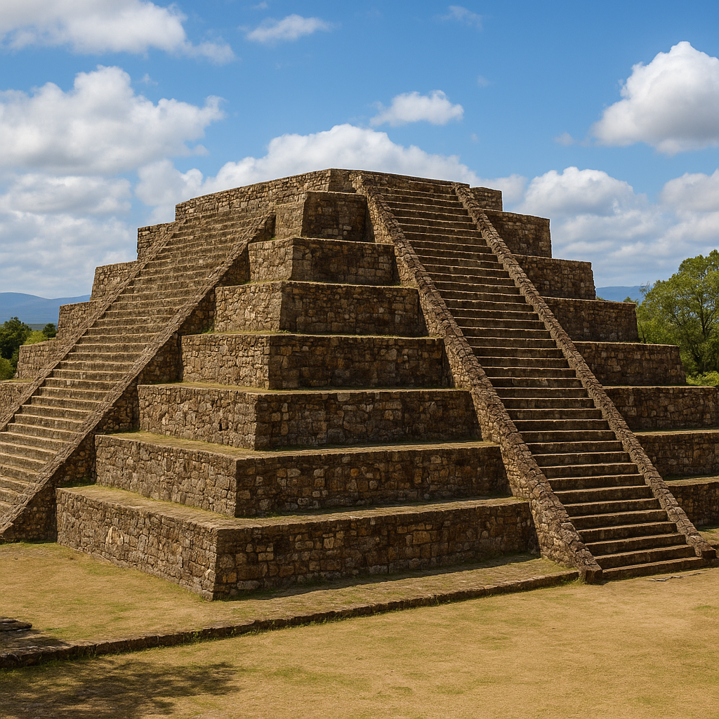 Piramida w Cerro de la Cruz – Meksyk