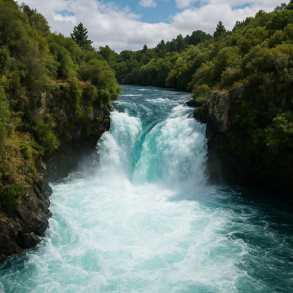 Wodospad Huka – Nowa Zelandia