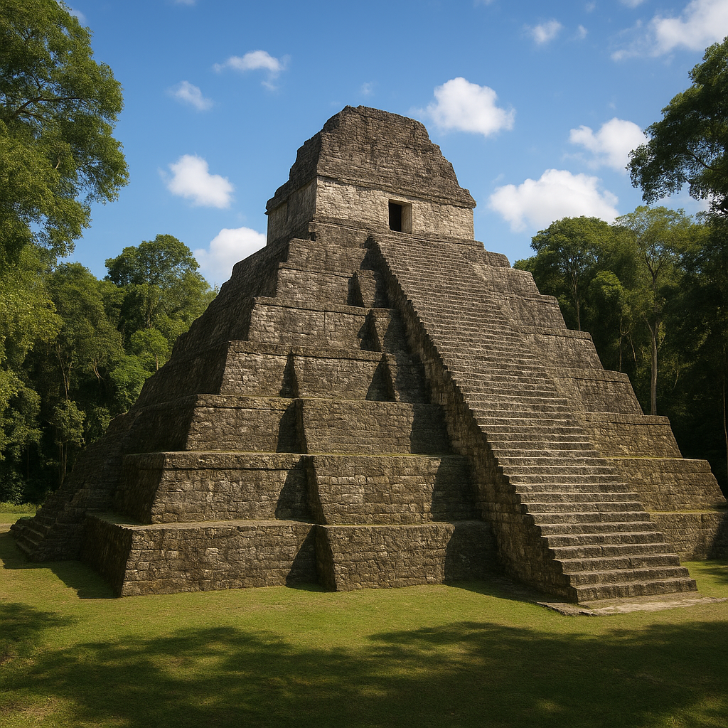 Piramida w El Zotz – Gwatemala