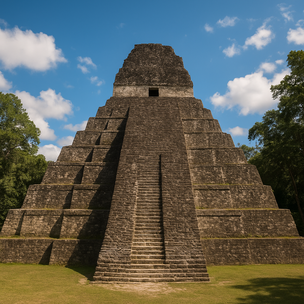 Piramida w Uaxactun – Gwatemala