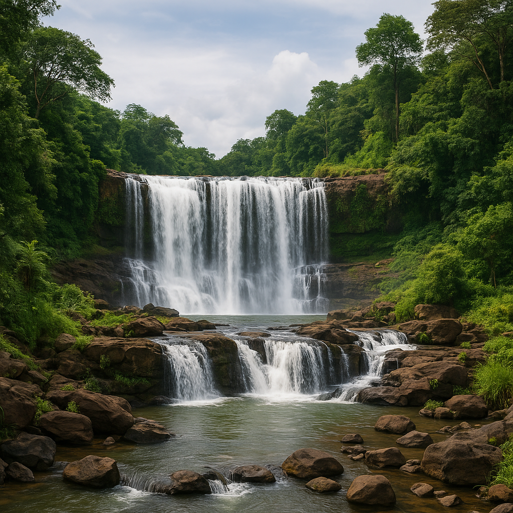 Wodospad Tad Lo – Laos