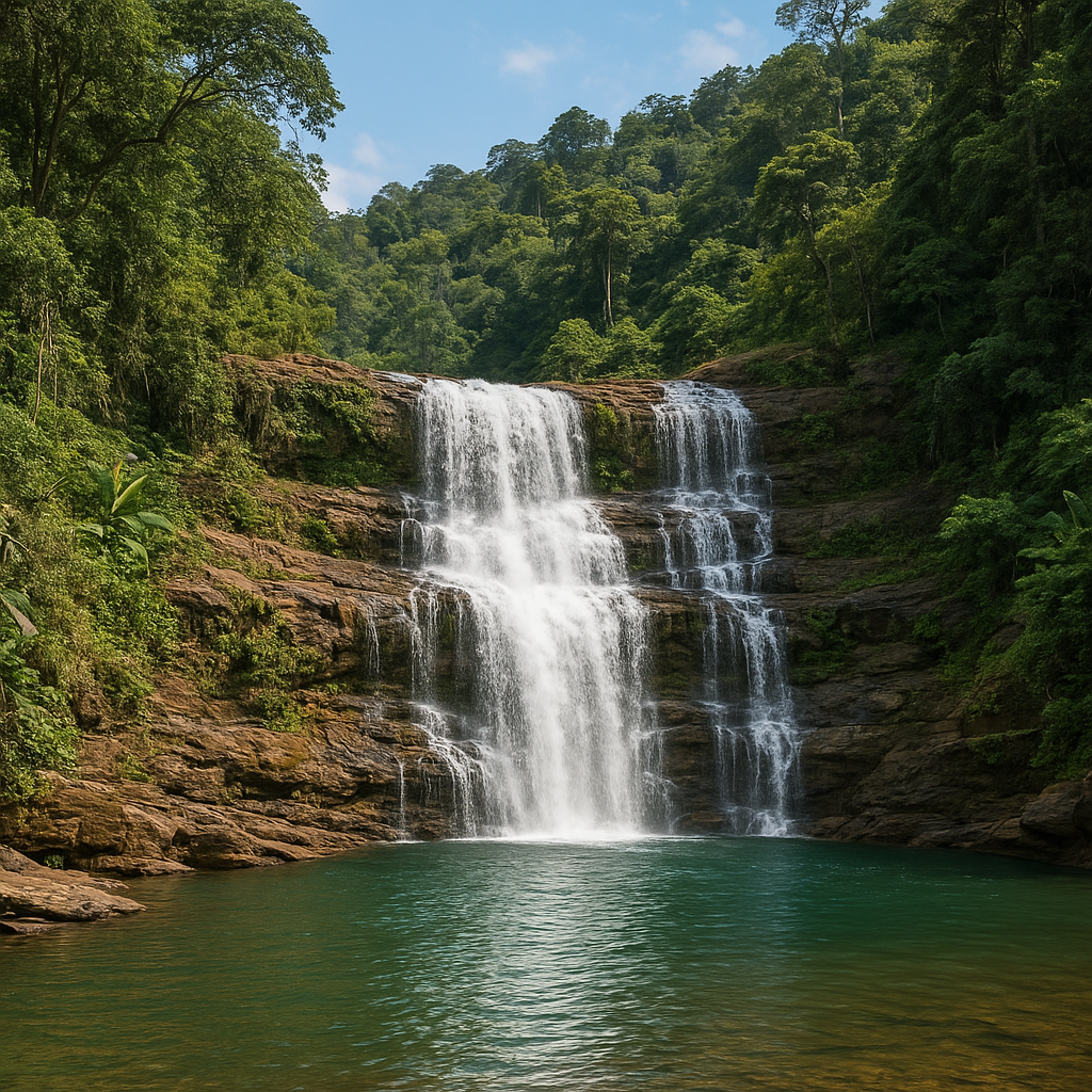 Wodospad Bann Sapan – Laos