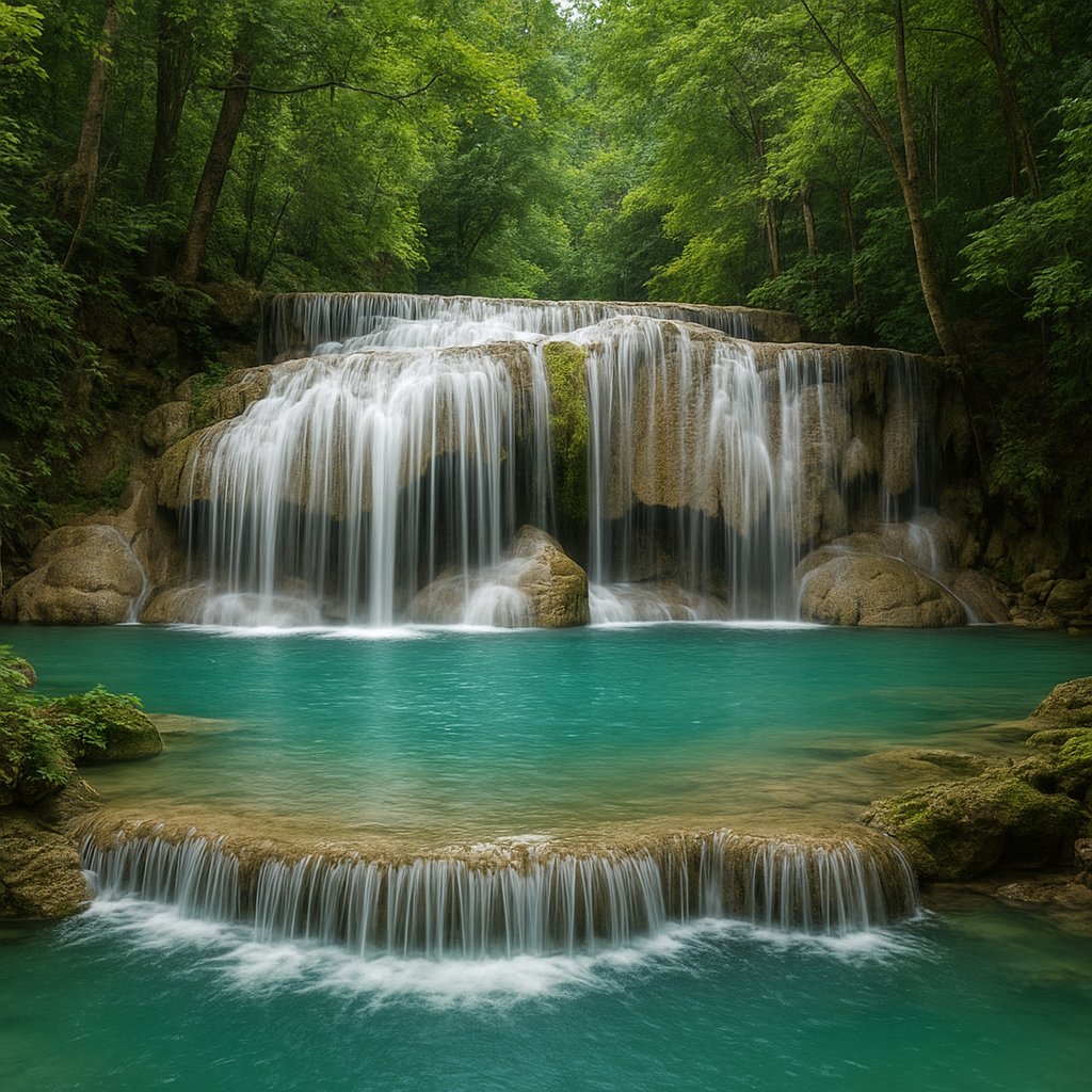 Wodospad Erawan – Tajlandia