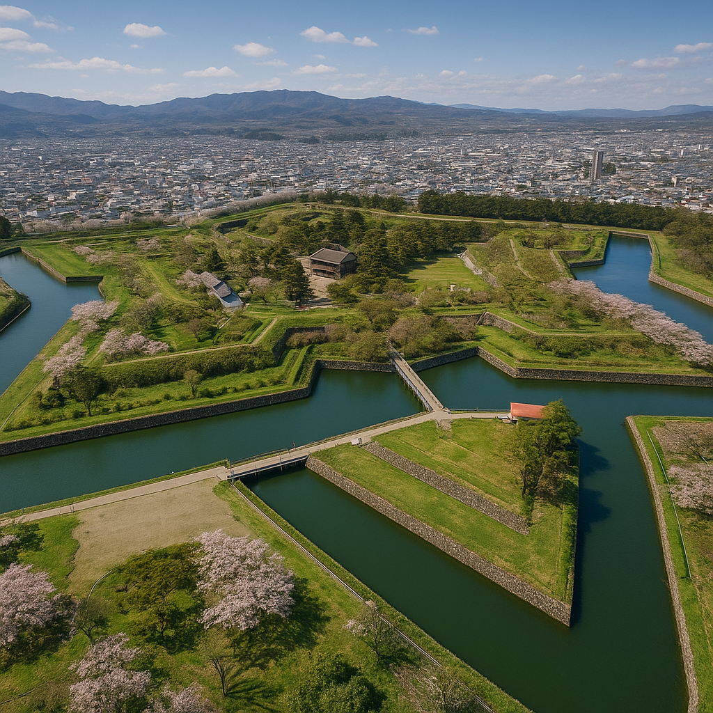 Zamek Goryokaku – Japonia
