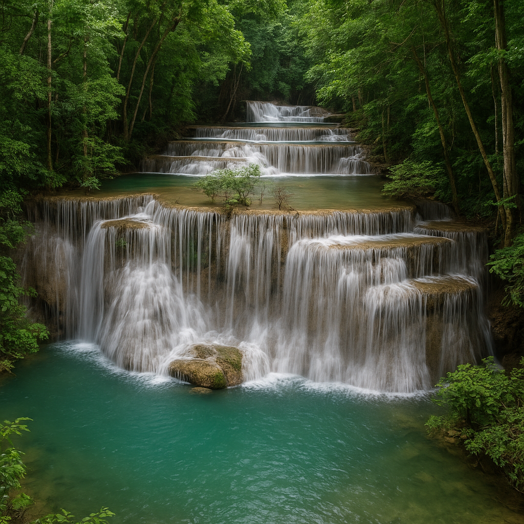 Wodospad Huai Mae Khamin – Tajlandia