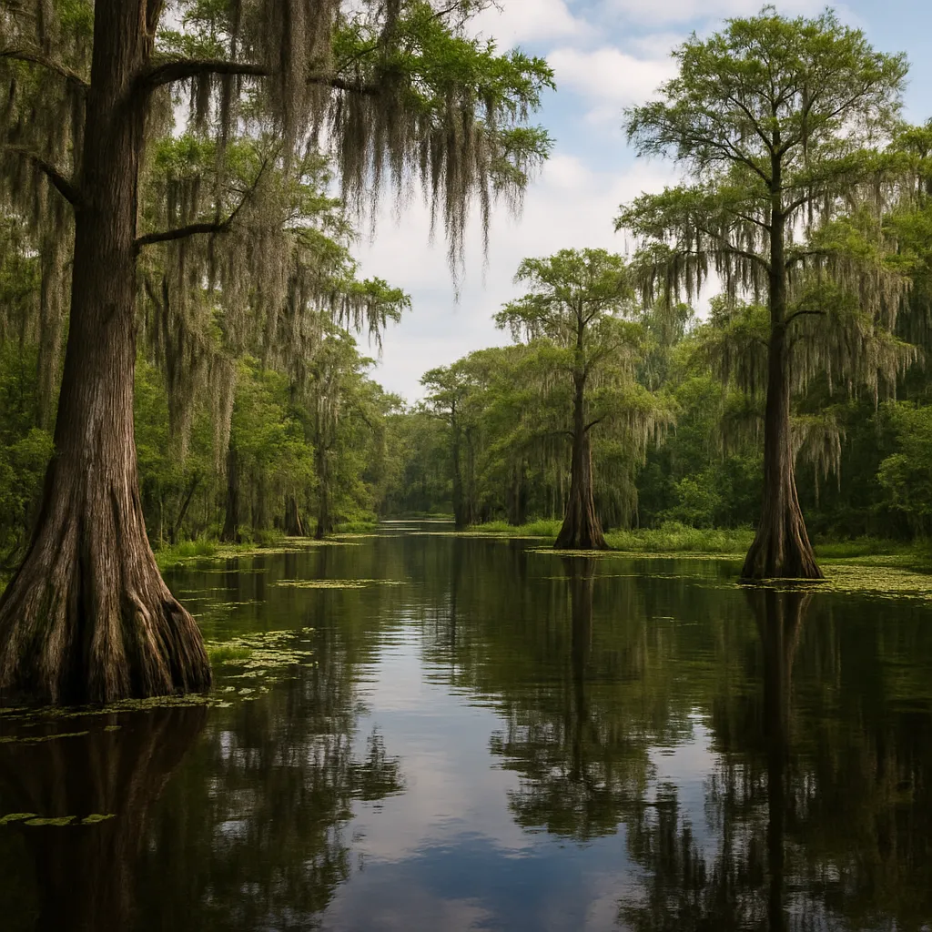 Bagna Sabine National Wildlife Swamp – USA
