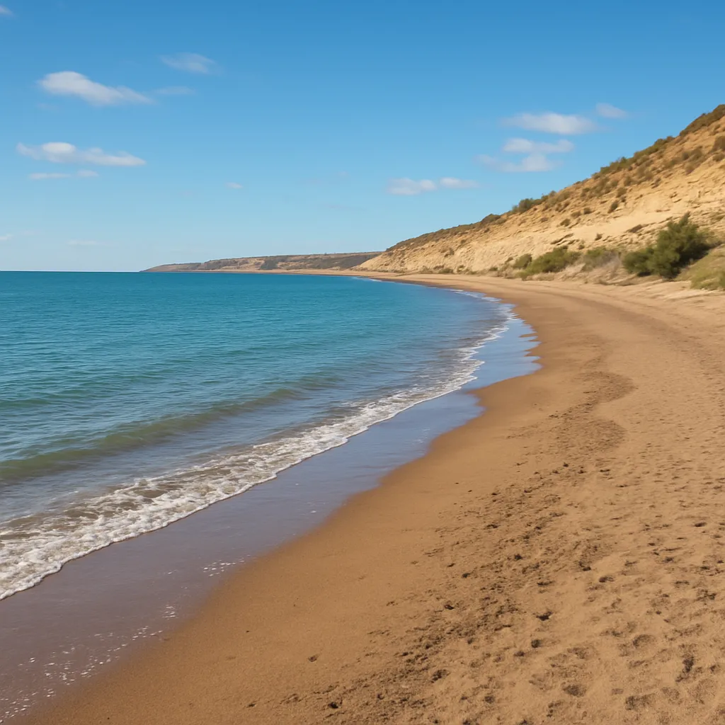 Plaża Puerto Madryn – Argentyna