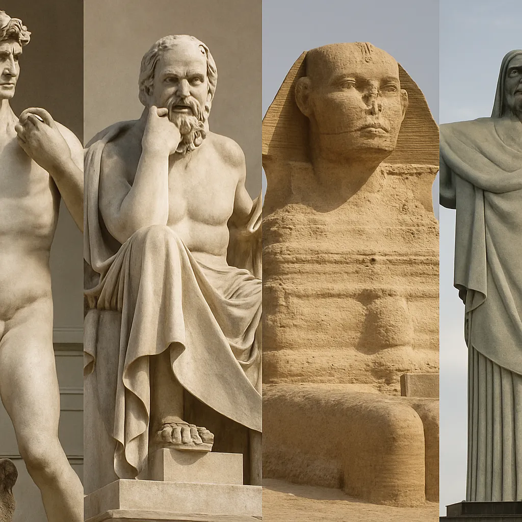 Najsłynniejsze rzeźby świata – od Dawida po Chrystusa z Rio