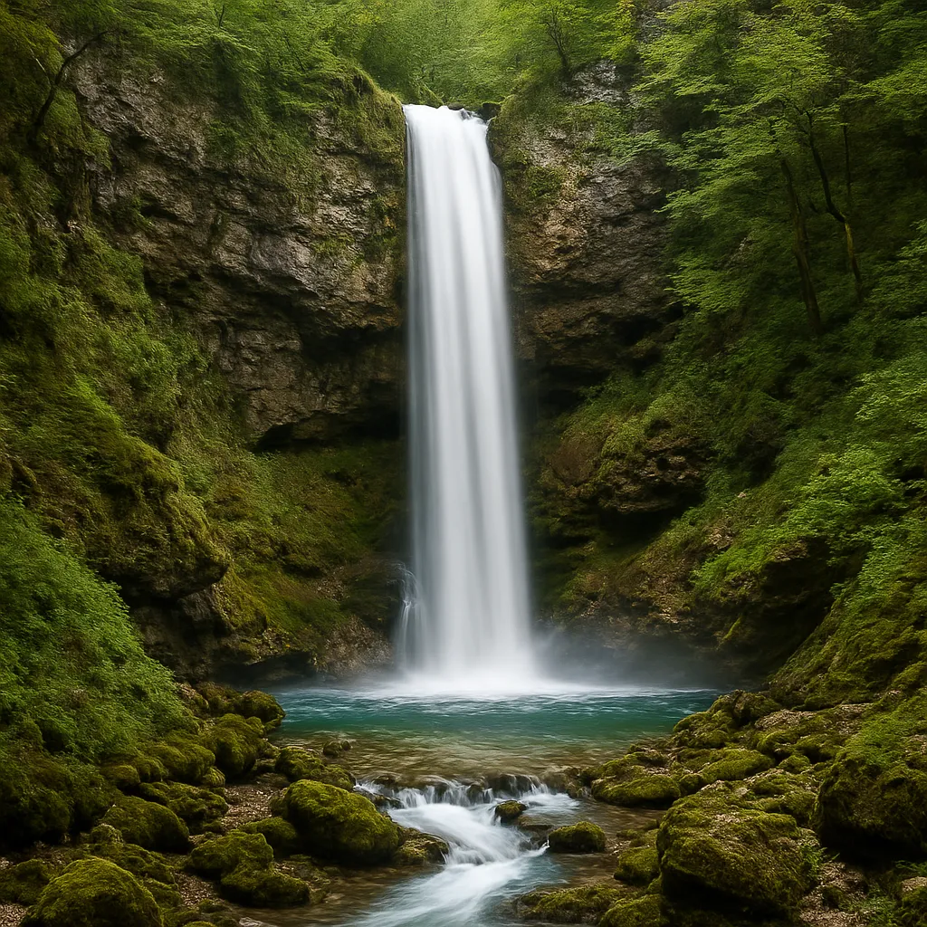Wodospad Veliki Šumik – Słowenia