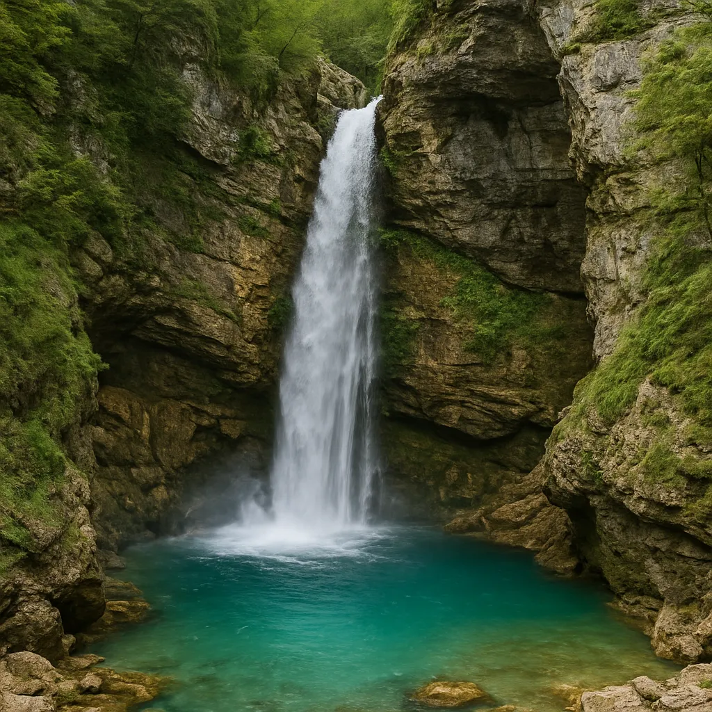 Wodospad Boka – Słowenia