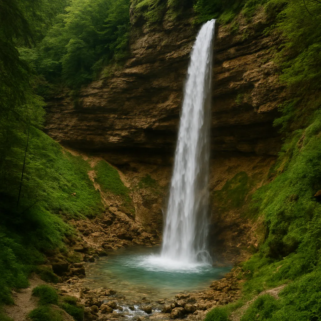 Wodospad Peričnik – Słowenia