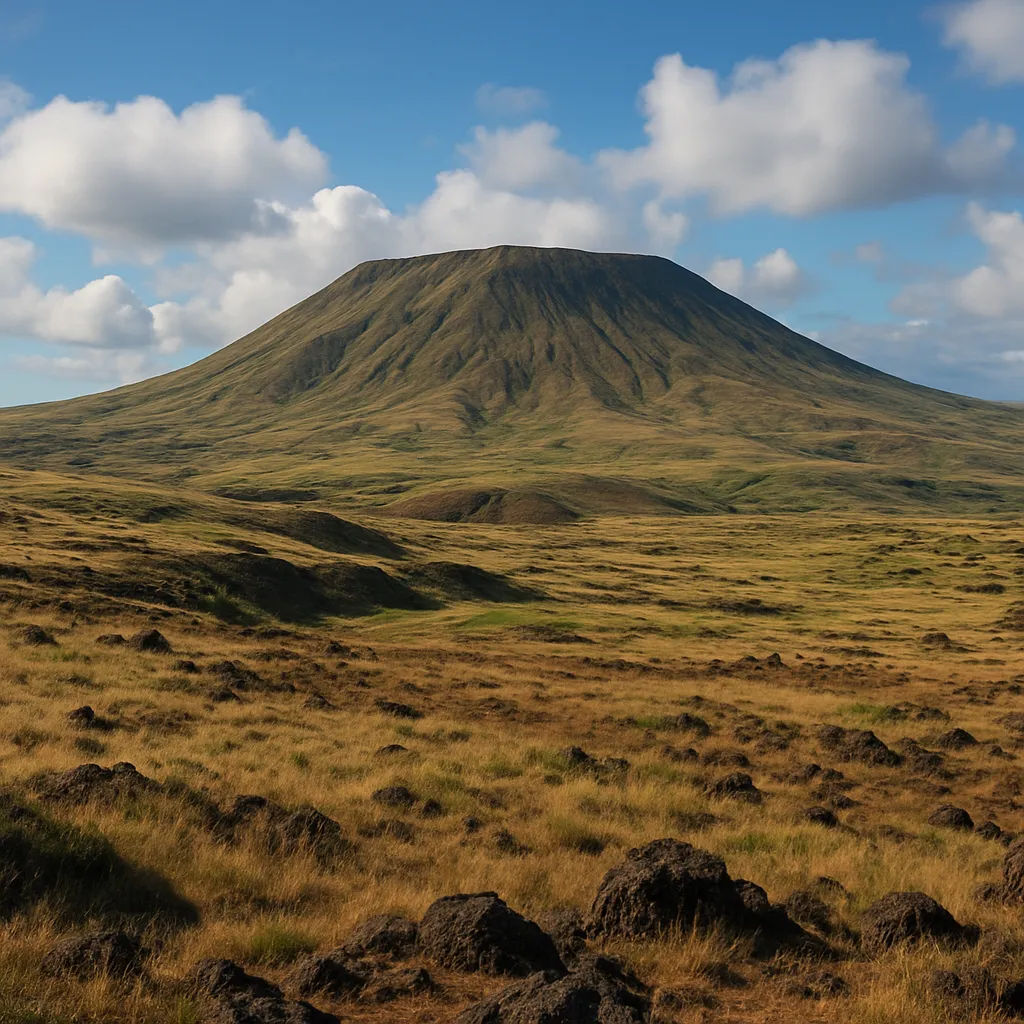 Góra – Mount Terevaka – Wyspa Wielkanocna (Chile)