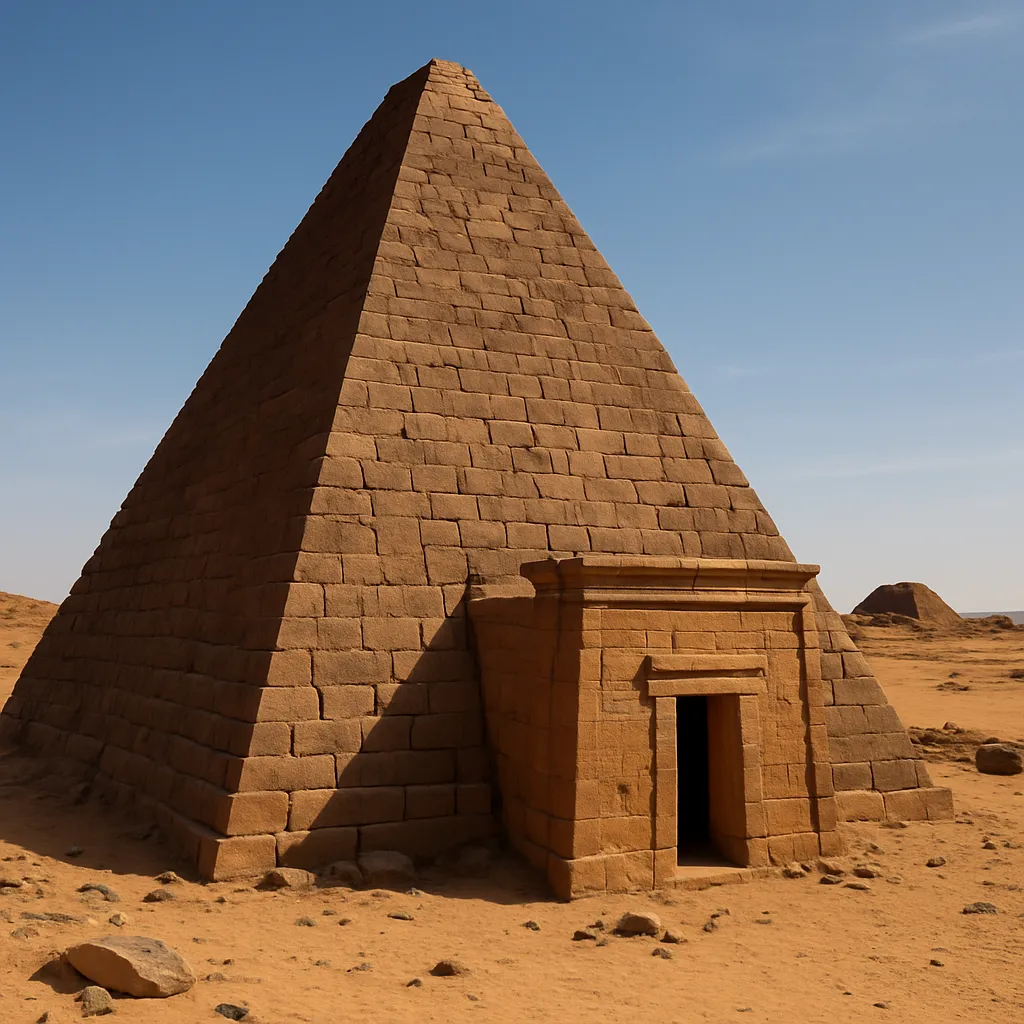 Piramida w Meroe (królewskie nekropole) – Sudan