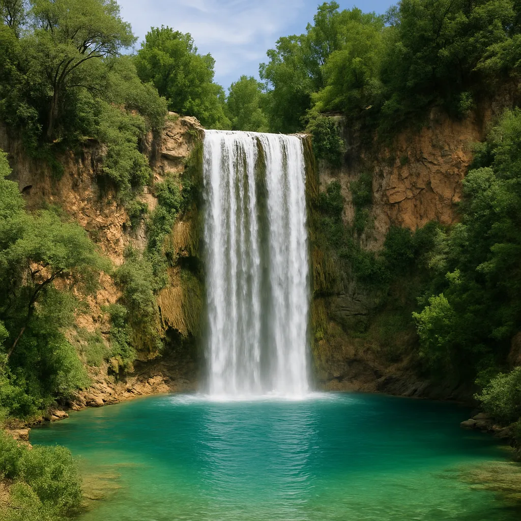 Wodospad Sillans-la-Cascade – Francja