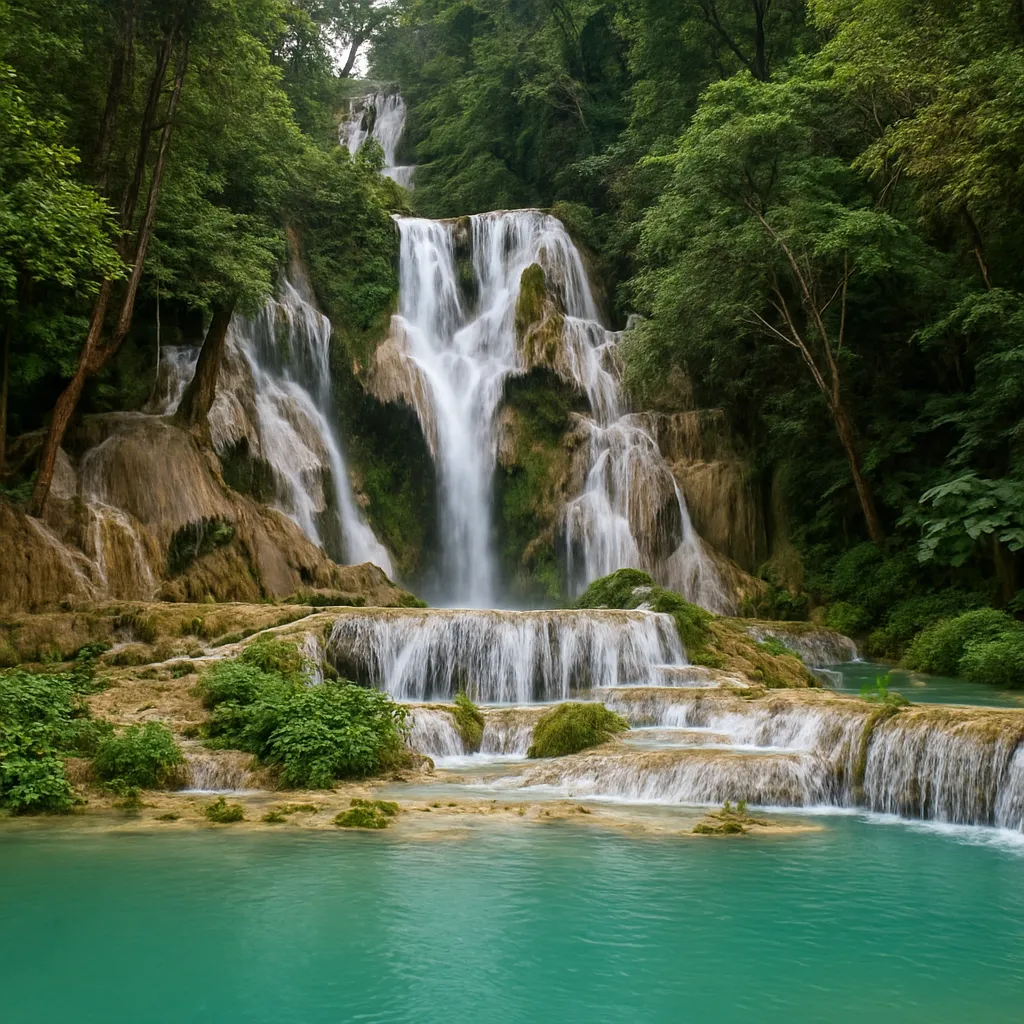 Wodospad Kuang Si Minor – Laos