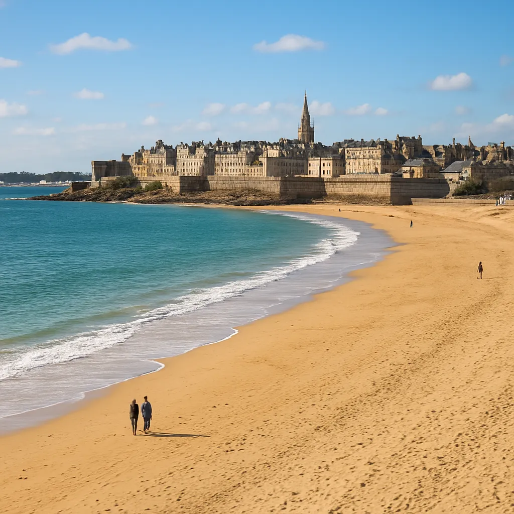 Plaża Saint-Malo – Francja