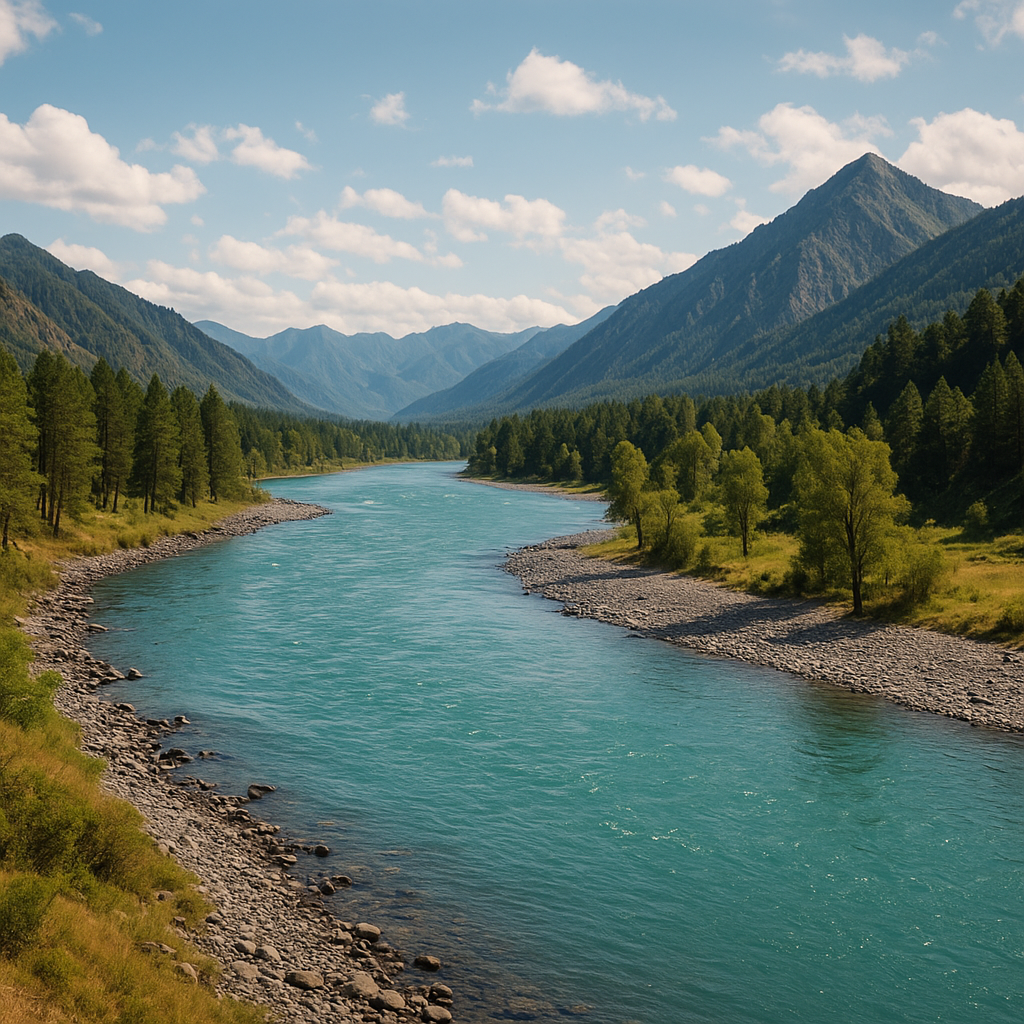 Rzeka Katun