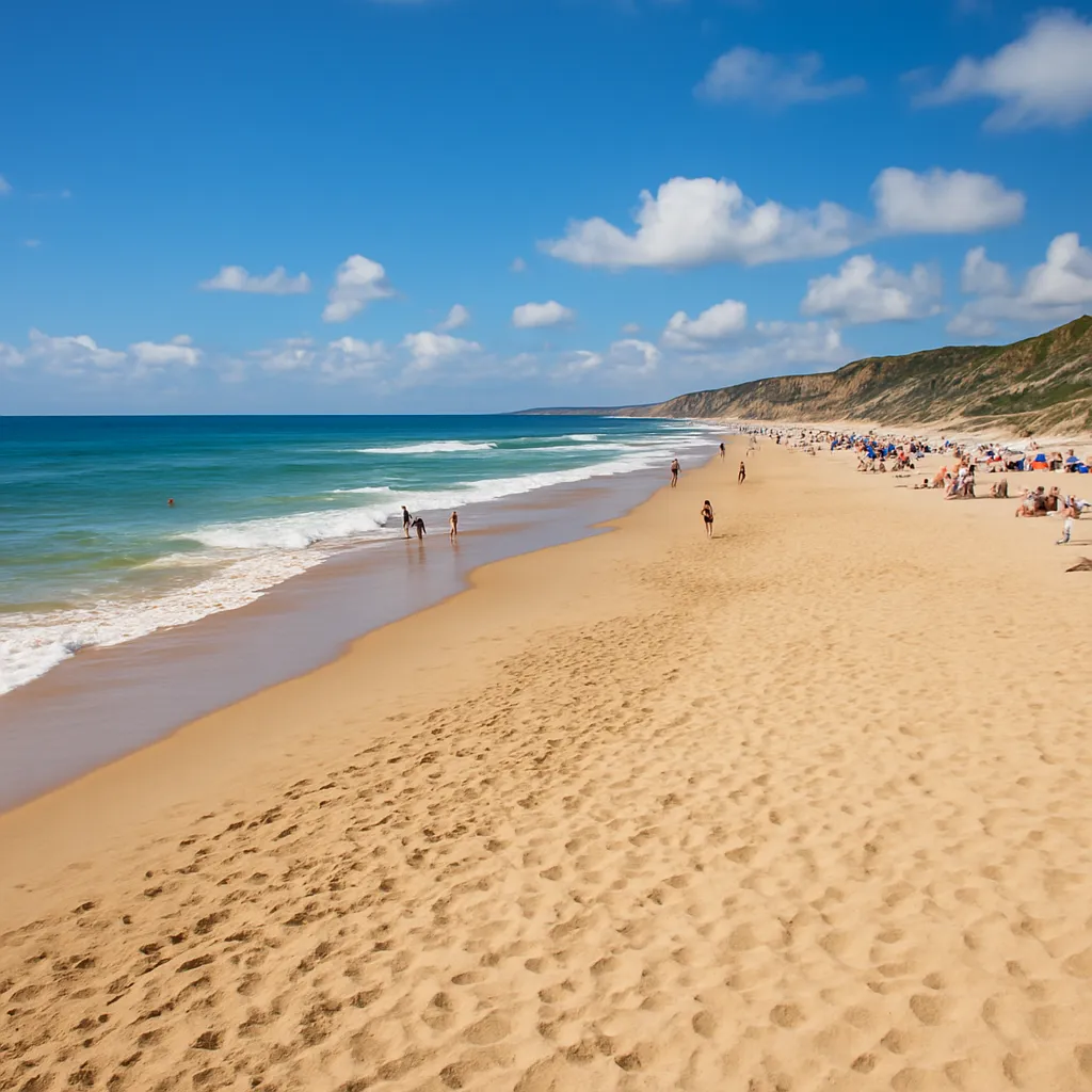 Plaża Costa da Caparica – Portugalia