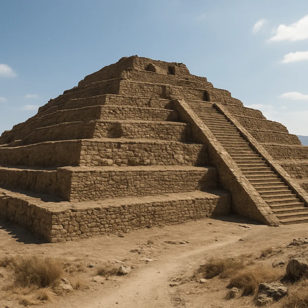 Piramida w Paramonga (Fortaleza) – Peru