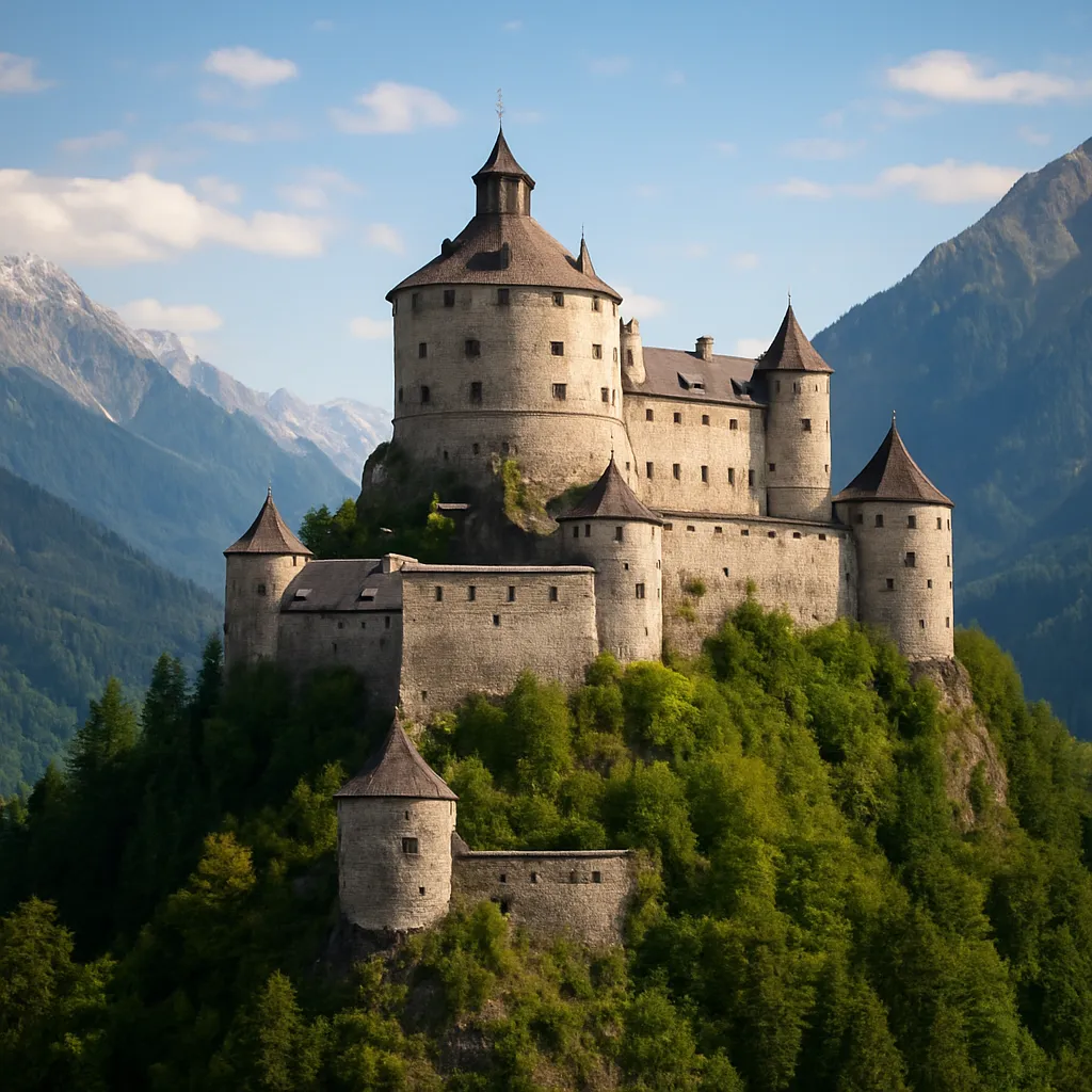 Zamek Hohenwerfen Keep – Austria